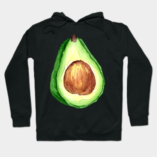 Avocado Watercolour Hoodie